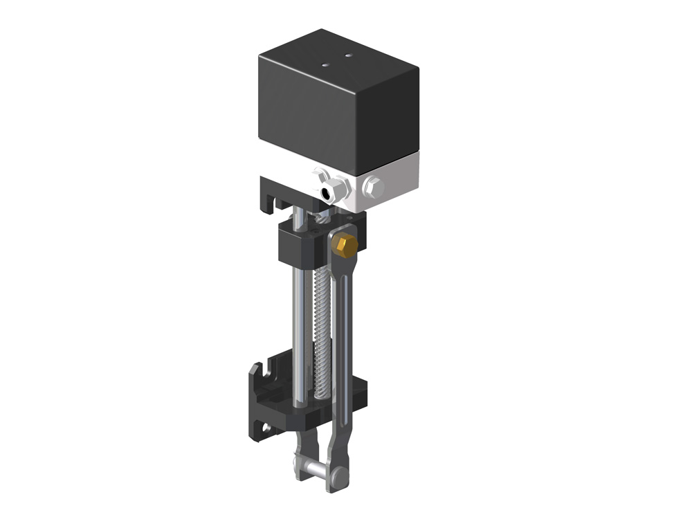 Klappenversteller Linearis CL Elektrische Linearantriebe als Klappenversteller
